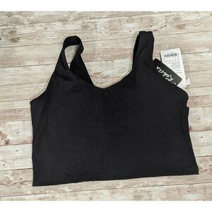 REKITA Womens Size 12 Black Removable Pads Yoga Racerback Tank Tops Sports Bra